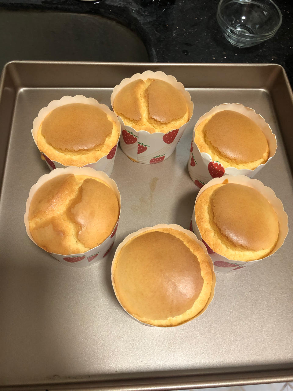 北海道纸杯蛋糕|不爆面不塌腰不皱皮