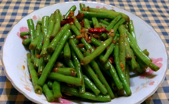 蒜泥豇豆
