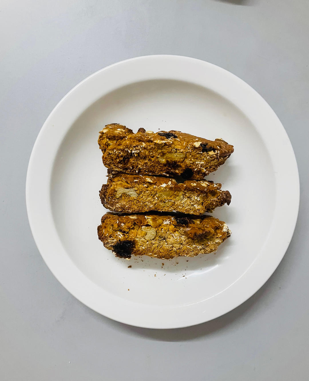 【健康零食】燕麦坚果意式脆饼