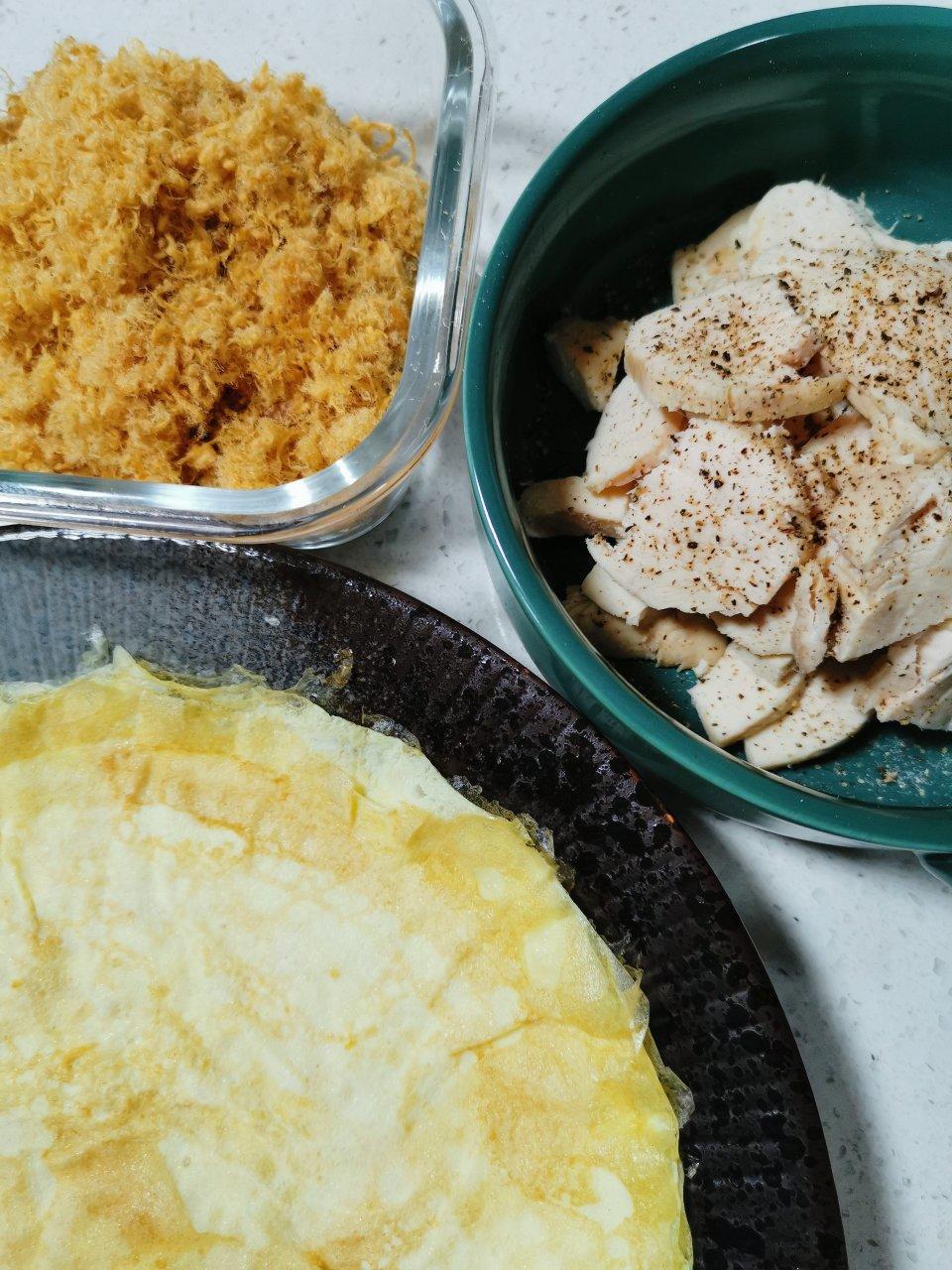 全麦鸡肉芝士面包