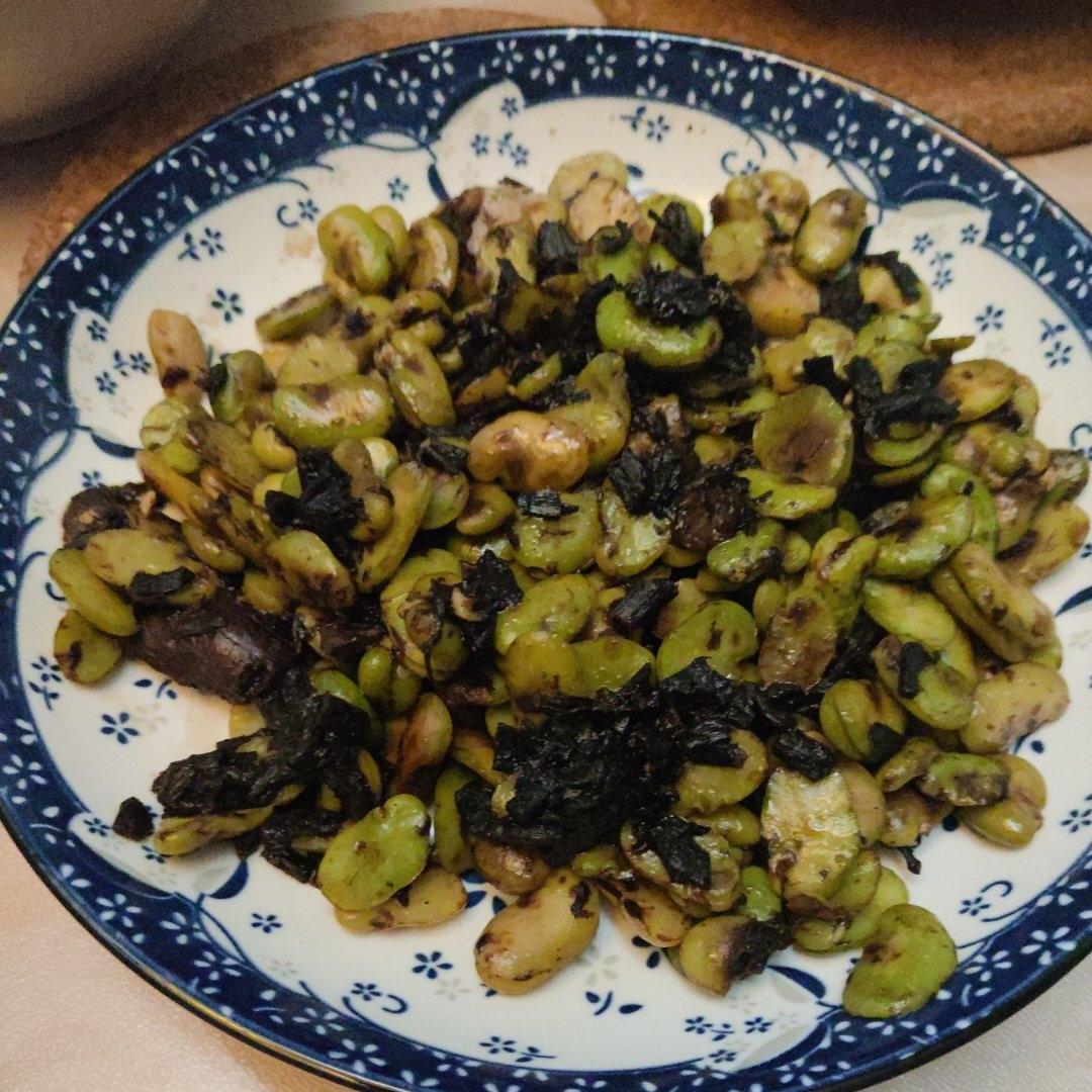 梅干菜蚕豆——想不到吧