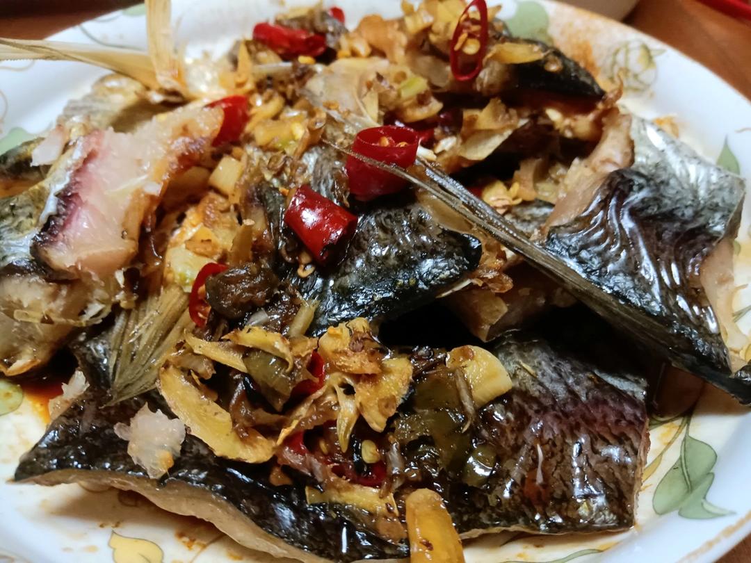 蒸咸鱼