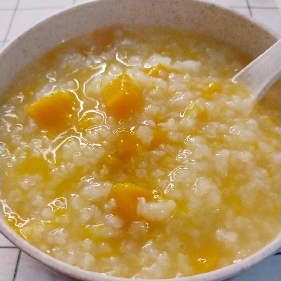 电饭锅版香甜南瓜粥