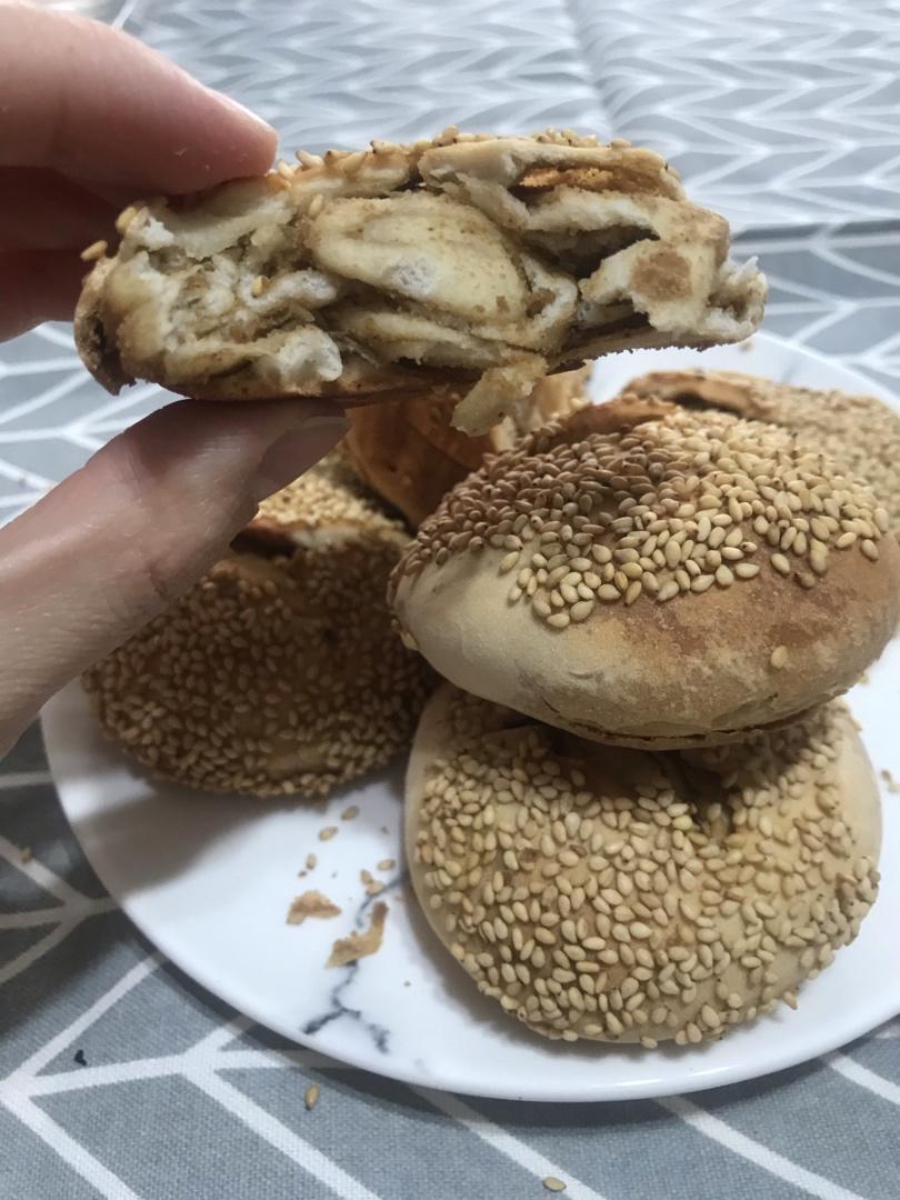 烤箱版麻酱烧饼