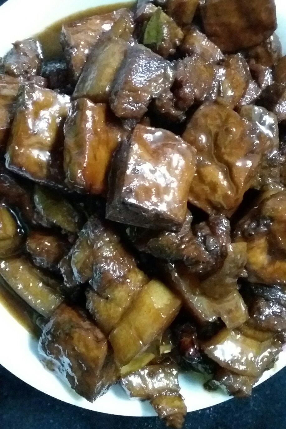 豆干烧肉