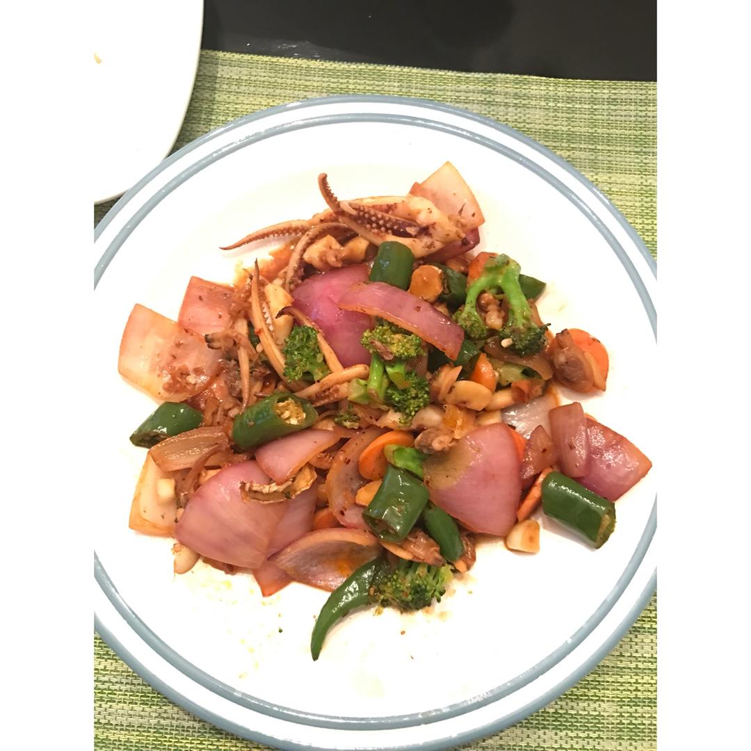 爆炒鱿鱼家常做法