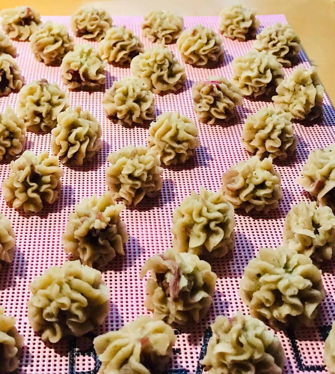 蔓越莓绿豆糕