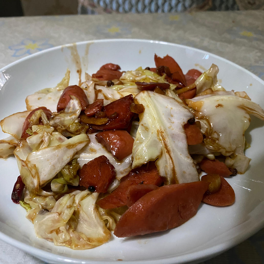 这么炒包菜，吃到空碗