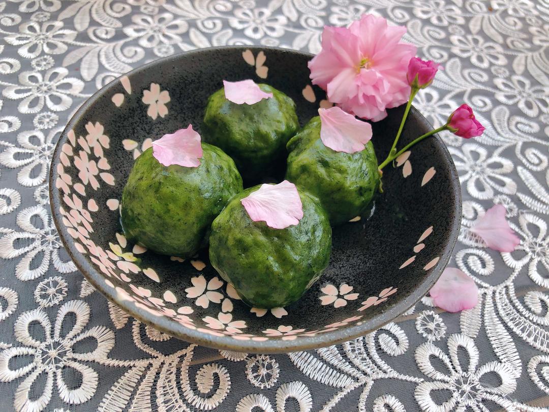 艾草泥青团（快手糙汉子版）