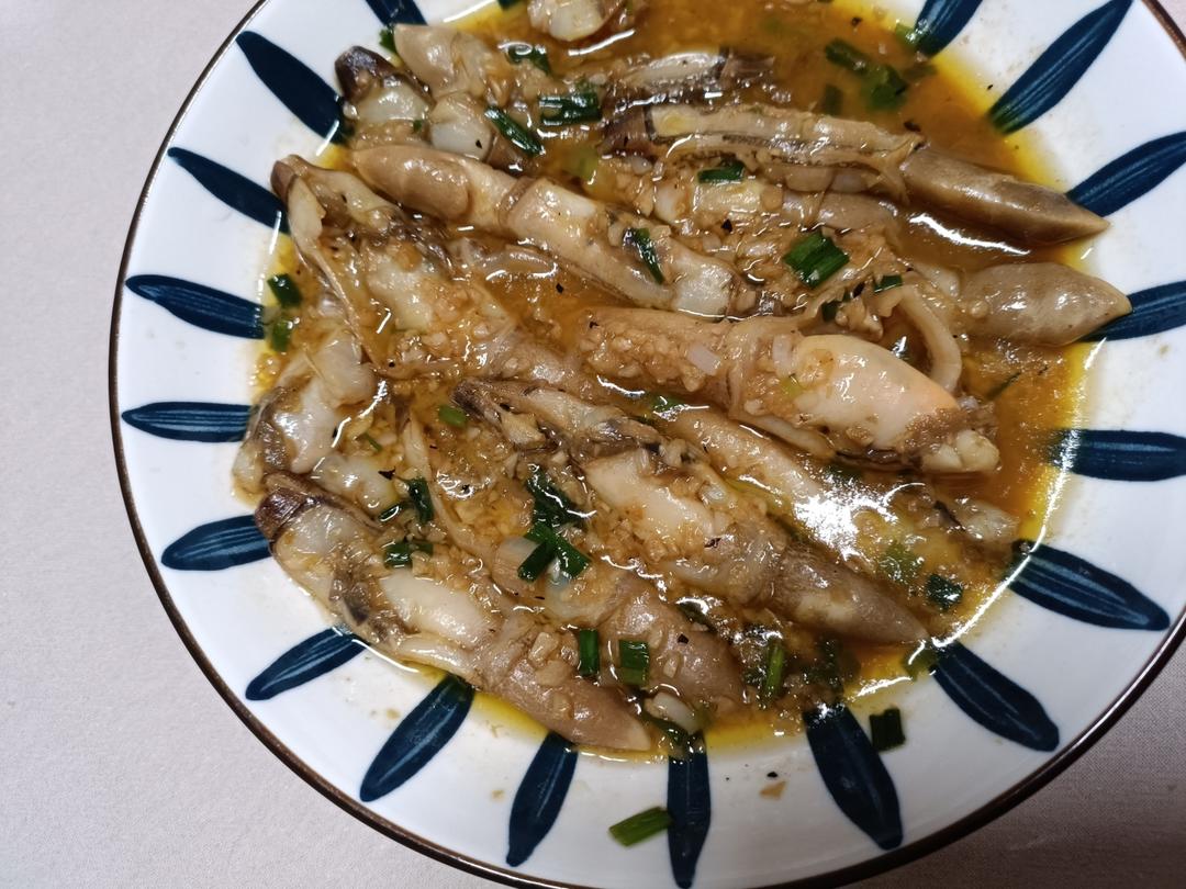 巨好吃---蒜蓉蛏子肉
