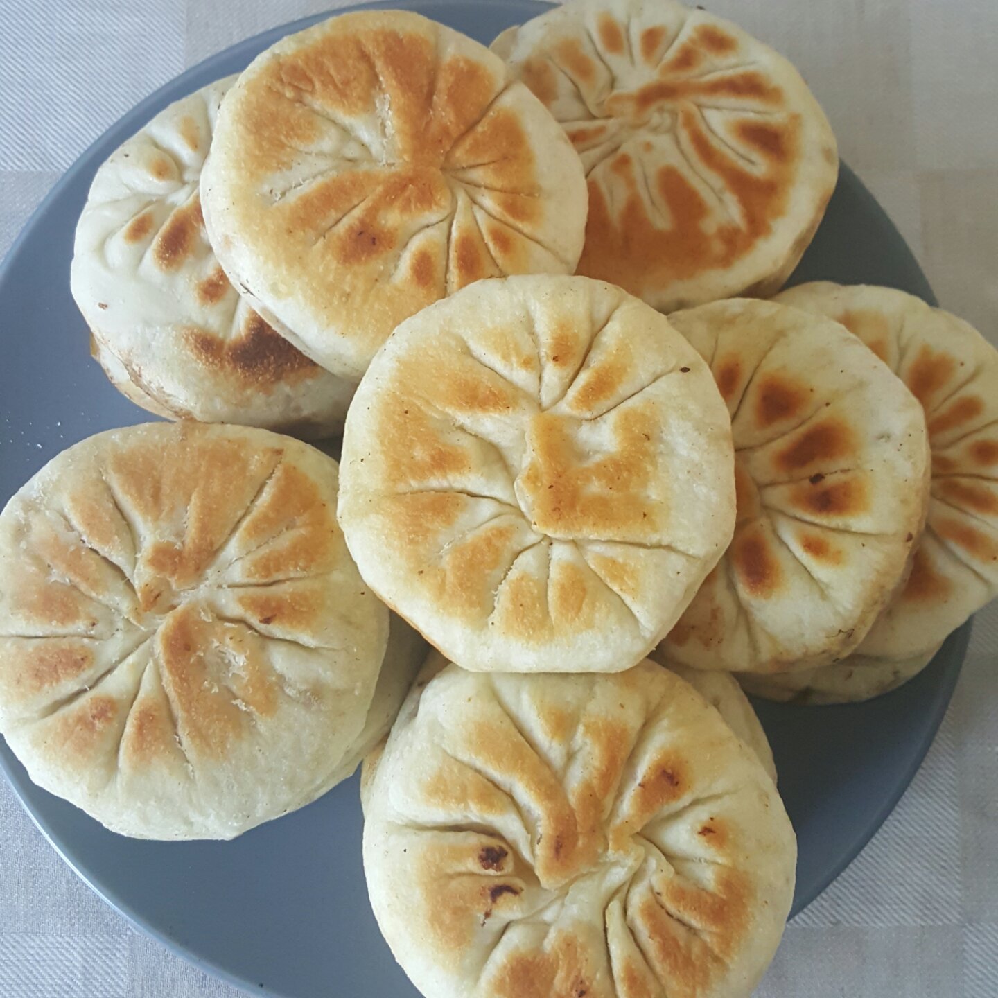 豆角肉末橄榄菜馅饼