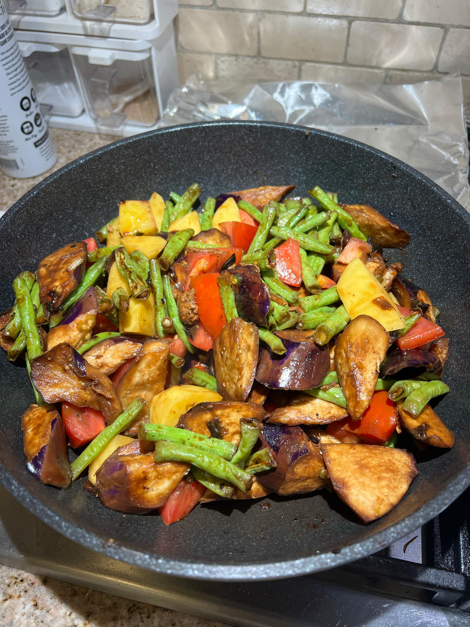 东北菜之——乱炖、豆角茄子土豆辣椒西红柿