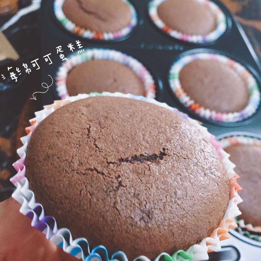 巧克力海绵杯子蛋糕