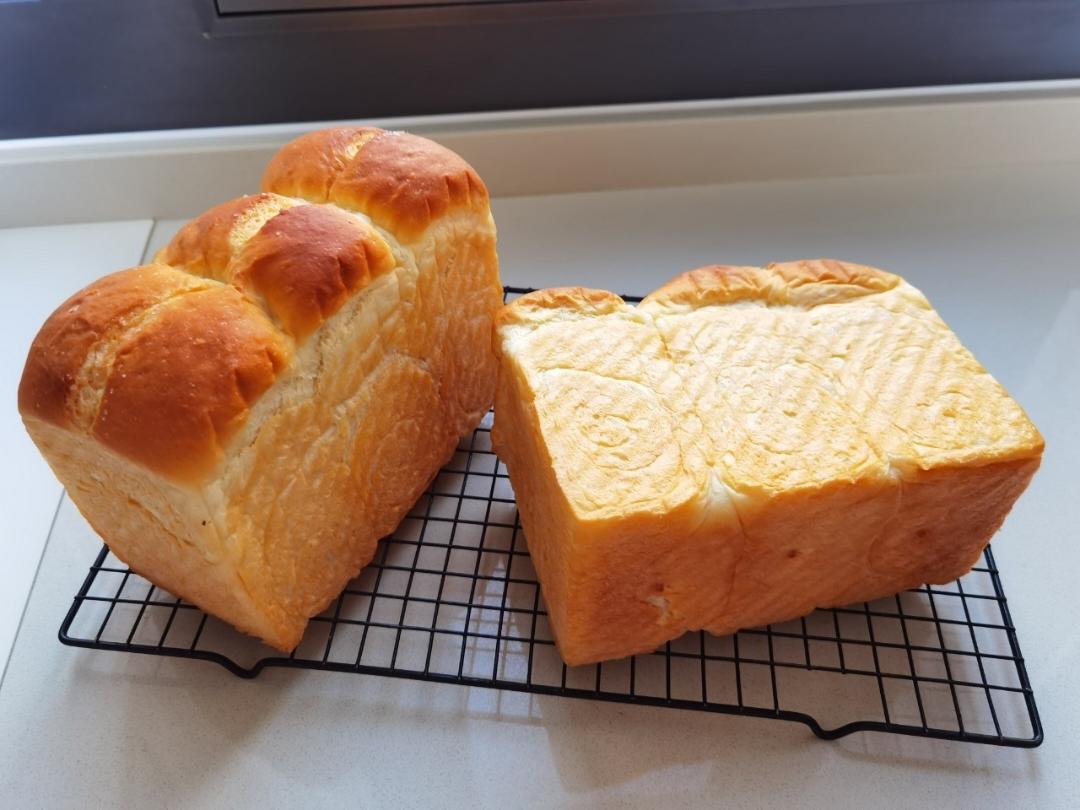 口感妙啊~高含量鲜奶糯米汤种吐司