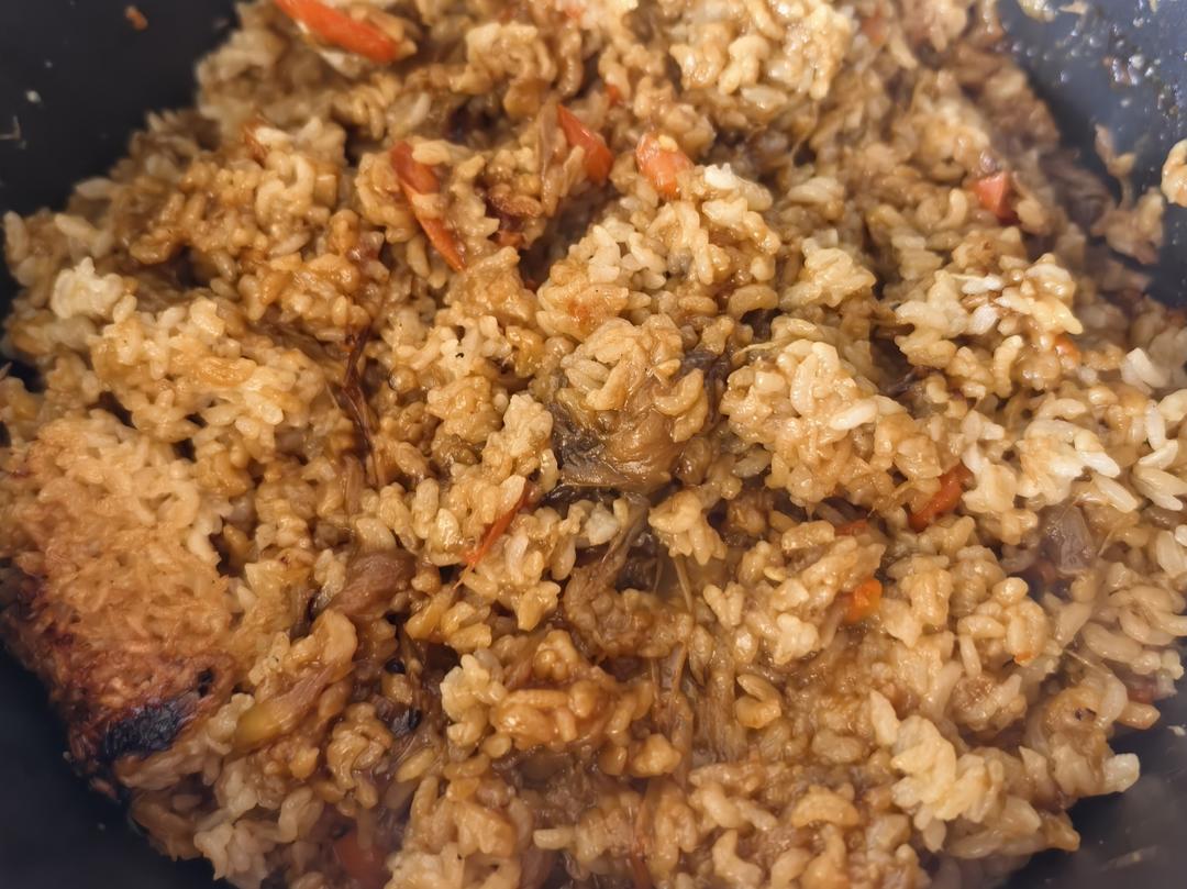 茄子锅巴饭