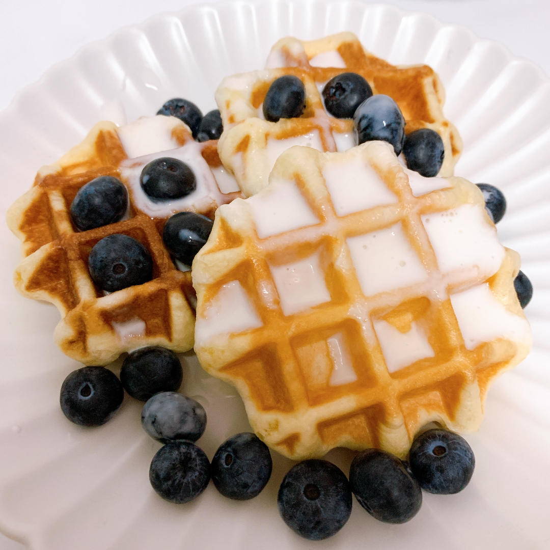 双重可可巧克力华夫饼（发酵版）