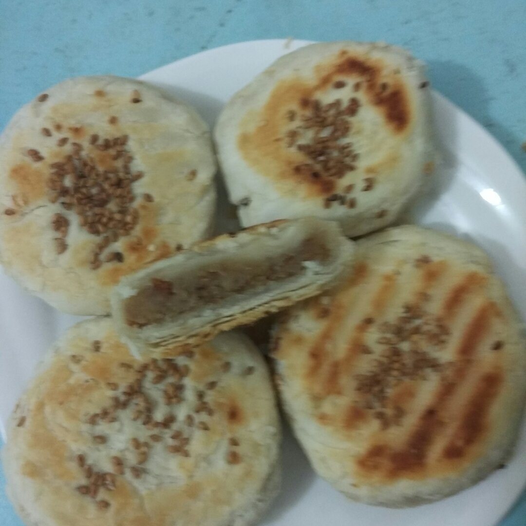 平底锅式板栗饼