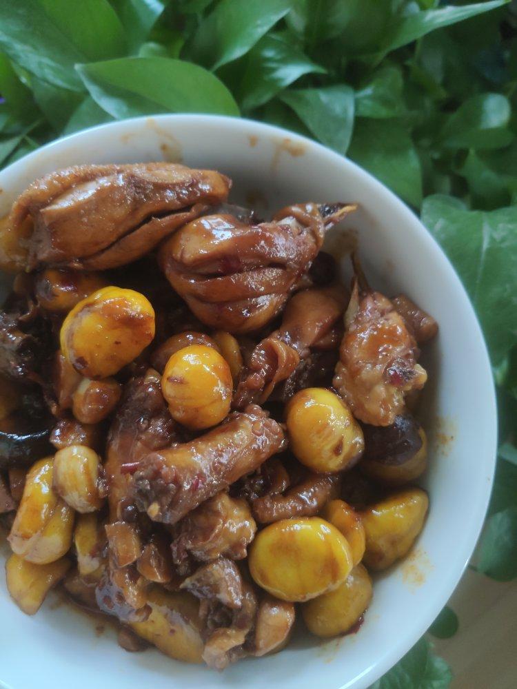 板栗烧鸡家常简单版！