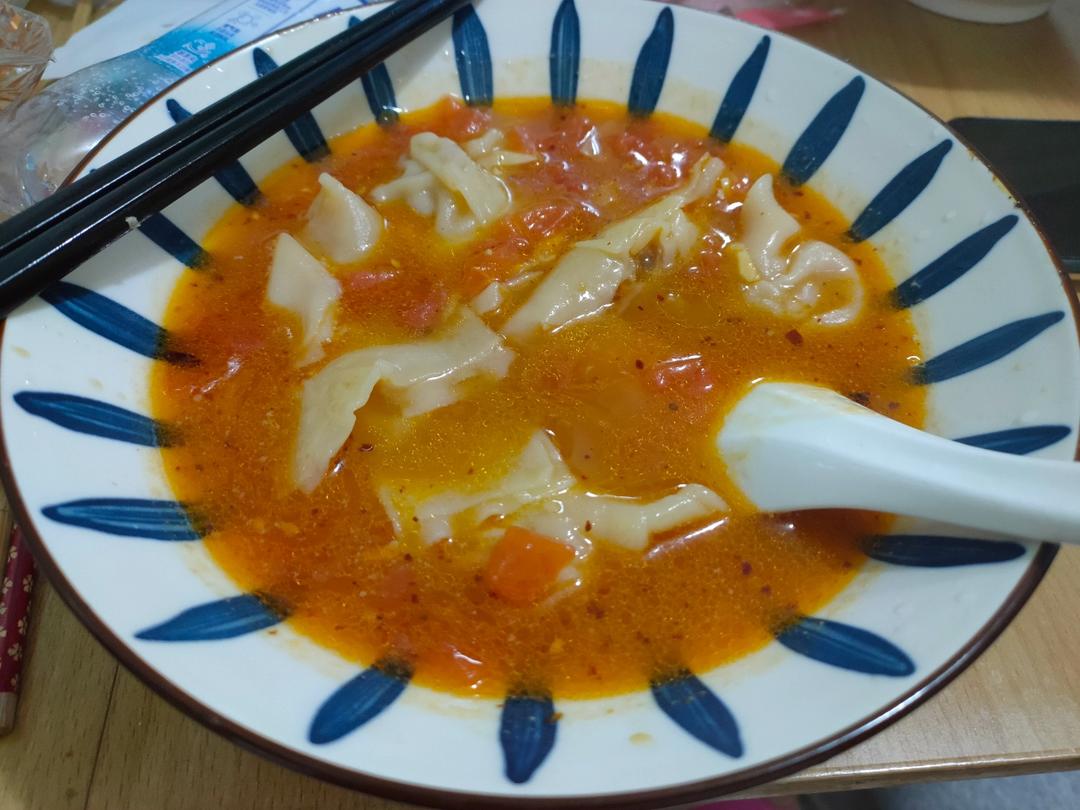 饺子的神仙吃法🔥懒人必会 ｜ 番茄酸汤饺子