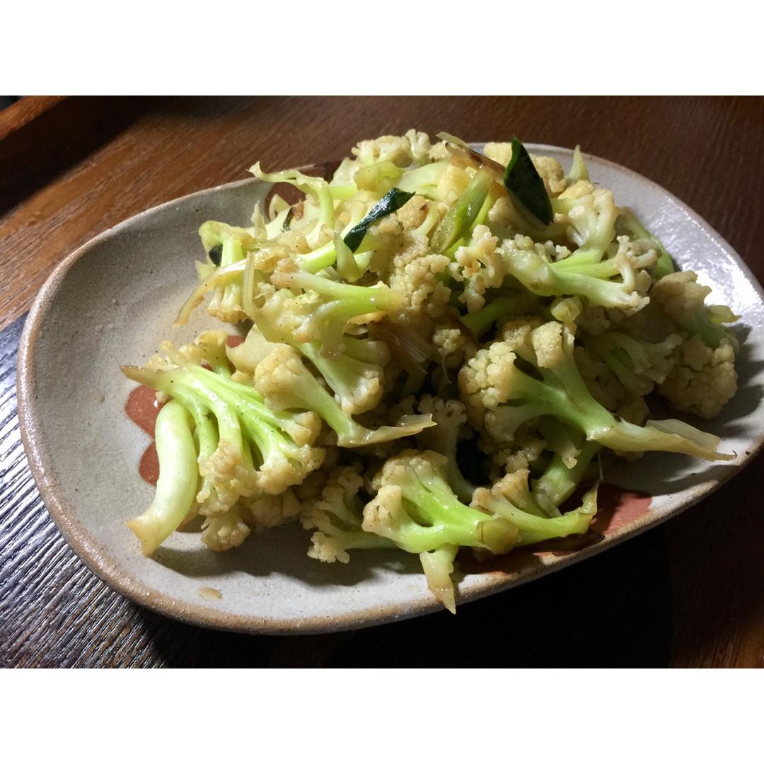 小炒有机菜花