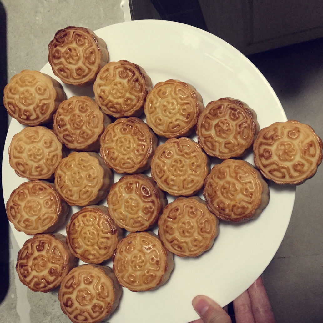 金沙奶黄月饼