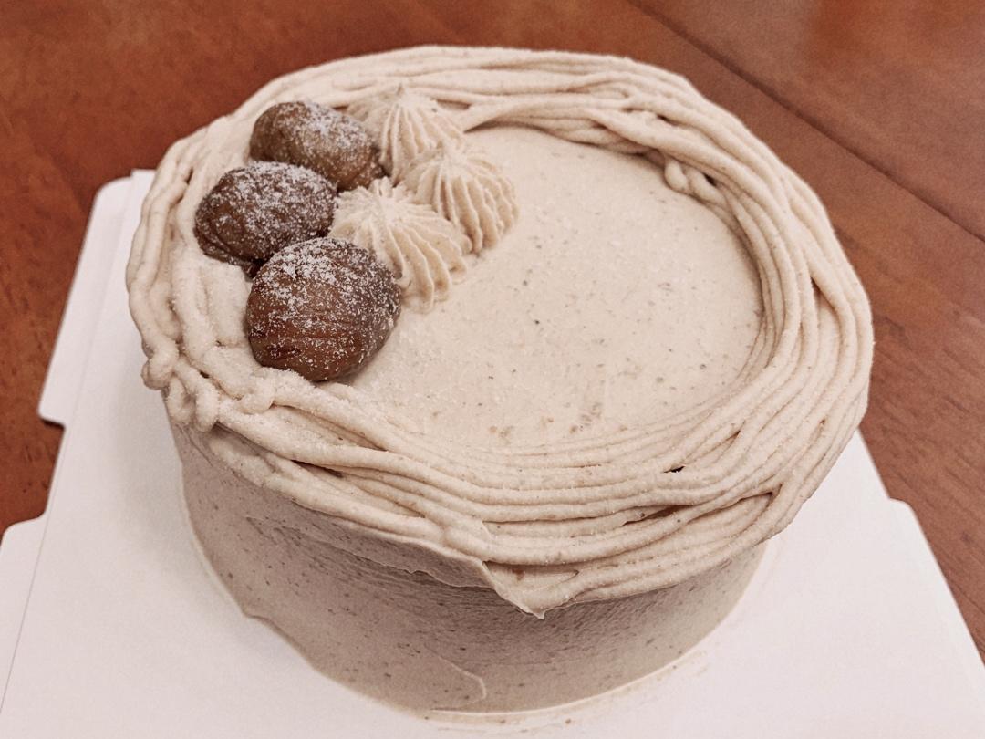 秋冬限定红茶栗子蛋糕