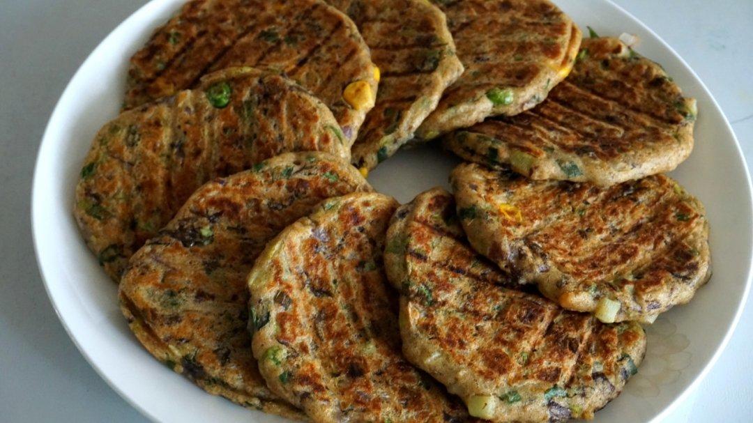 杂粮蔬菜发面饼