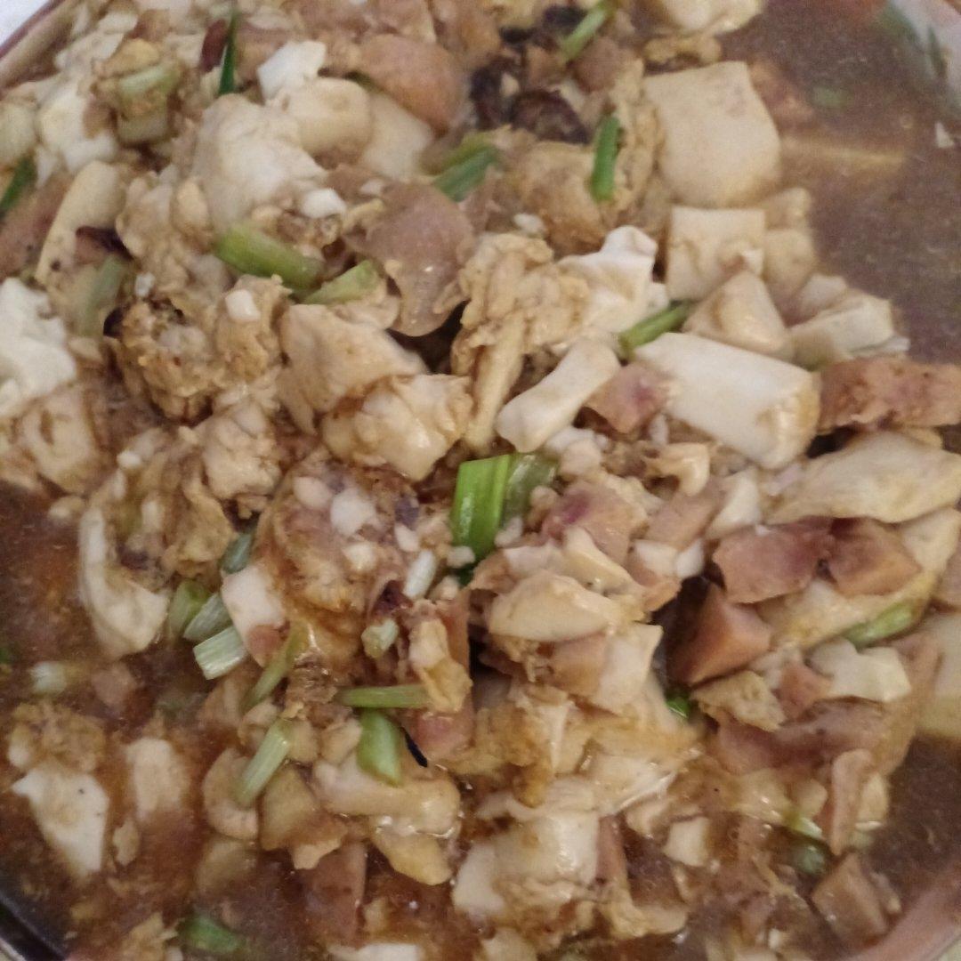 入口即化的肉沫鸡蛋包豆腐