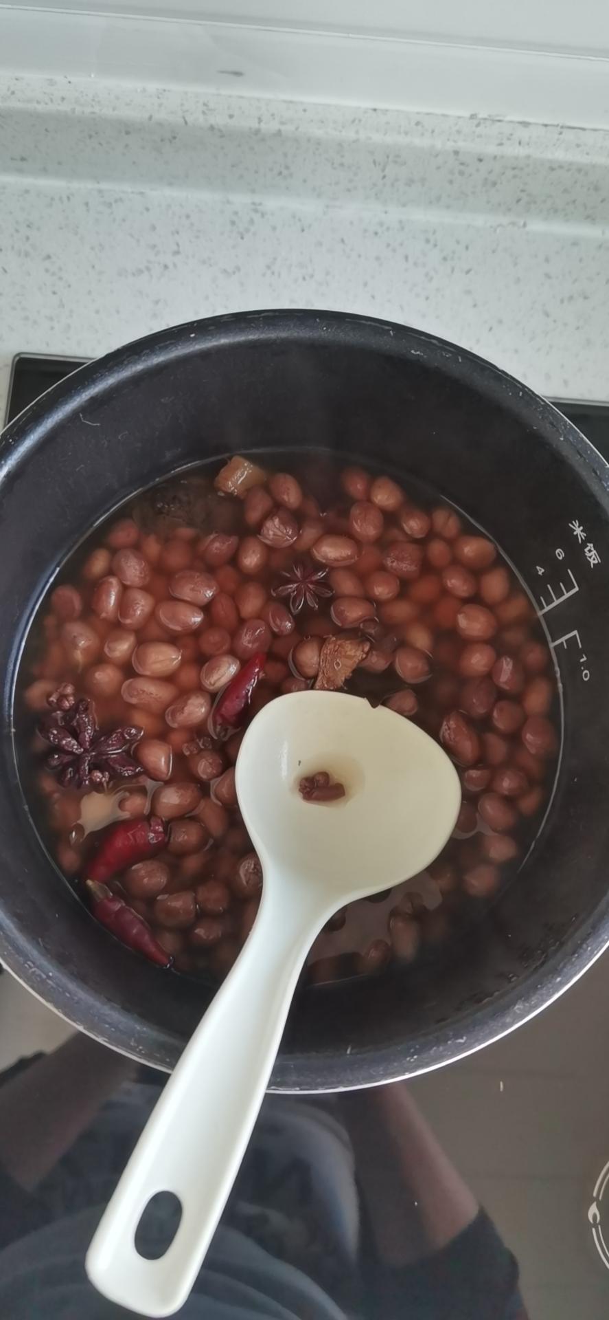 卤花生米