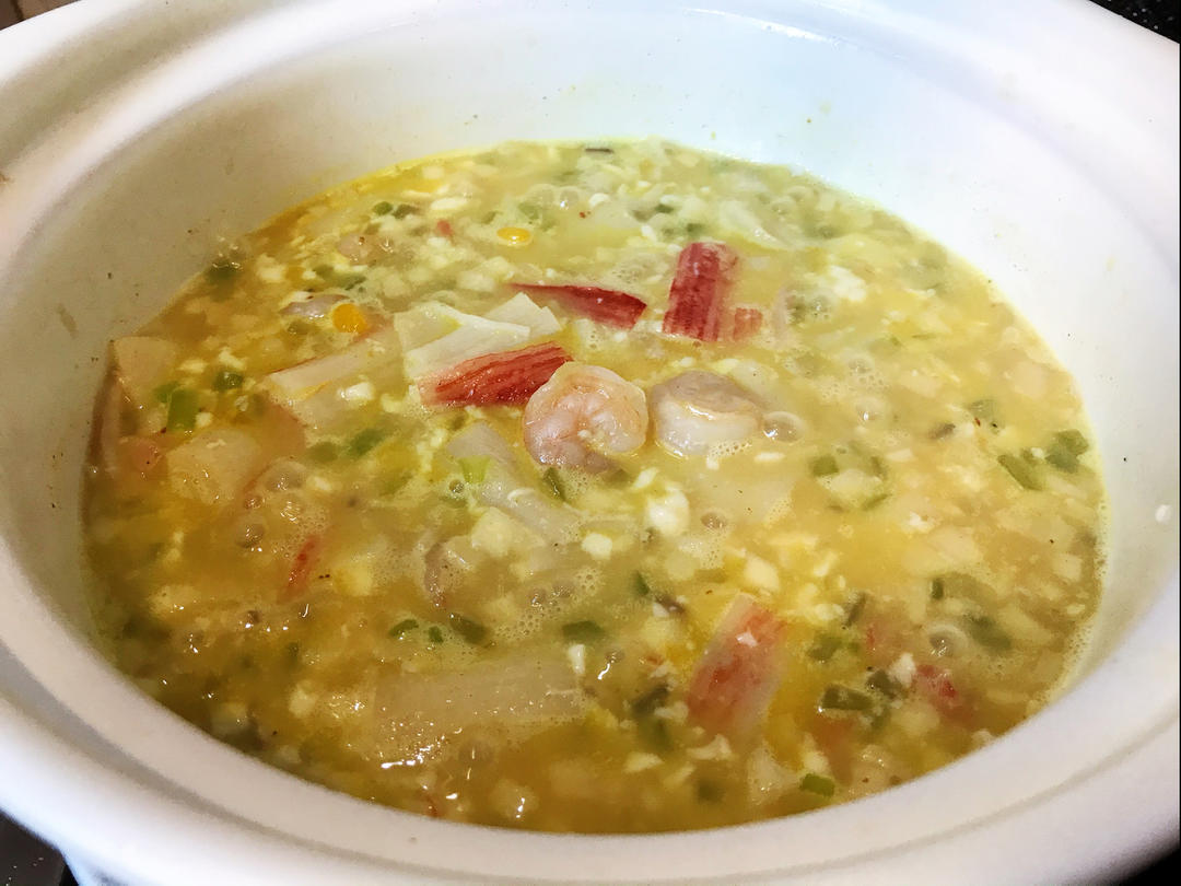 鲜虾豆腐煲
