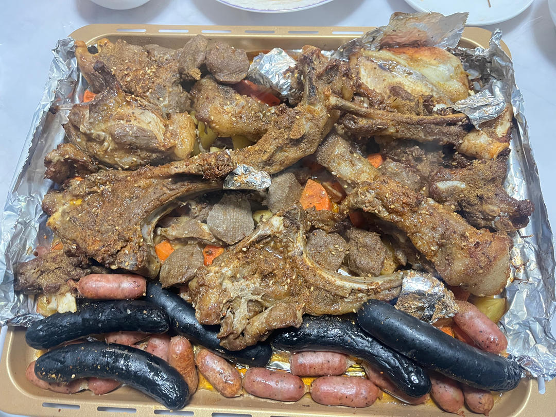 超好吃的烤羊排烤箱版