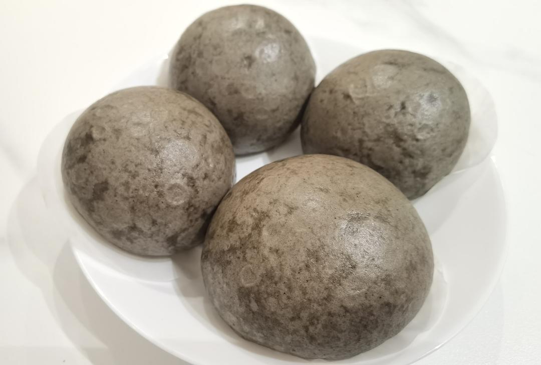 黑芝麻酱馒头