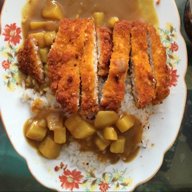 炸猪排咖喱饭