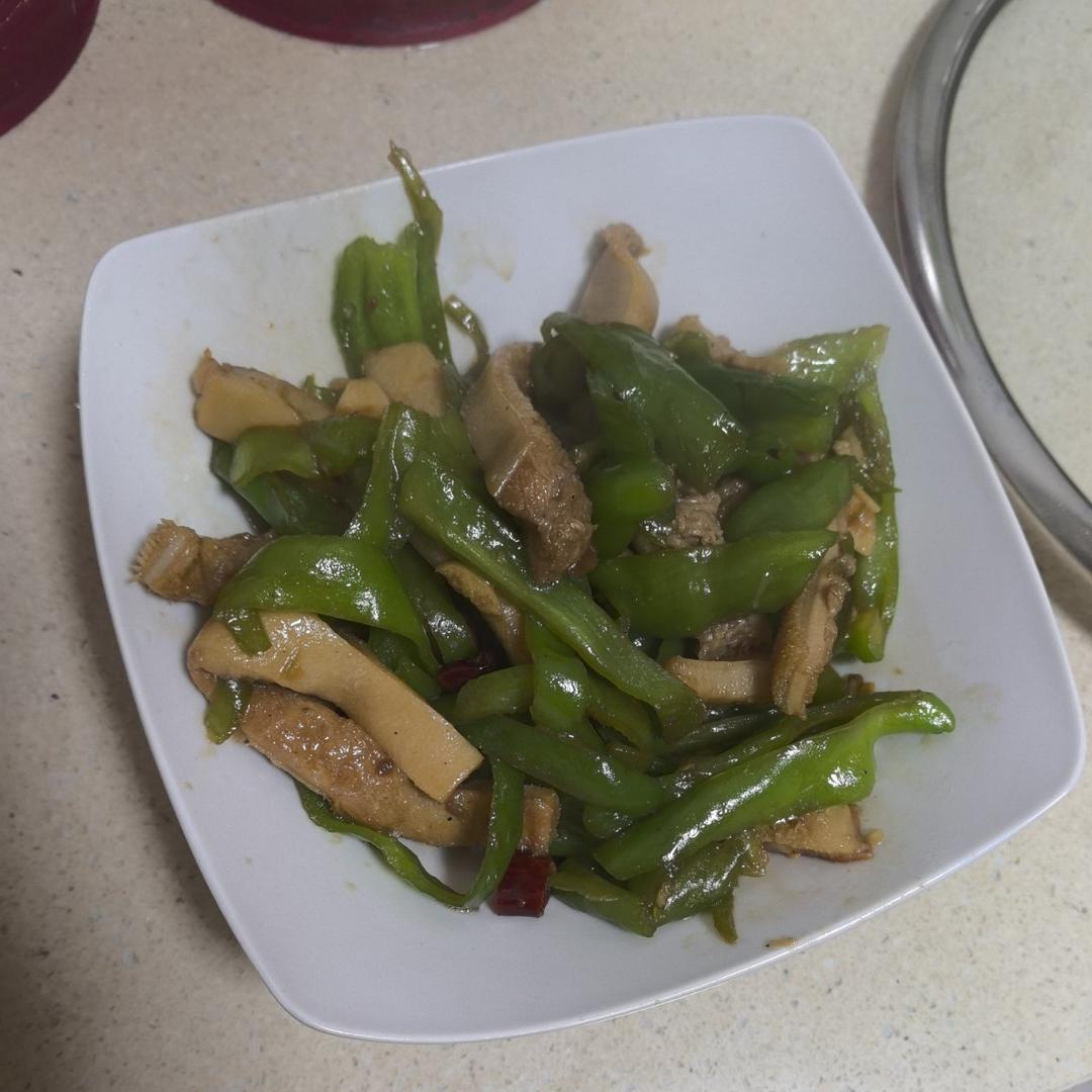 青椒炒牛肚丝