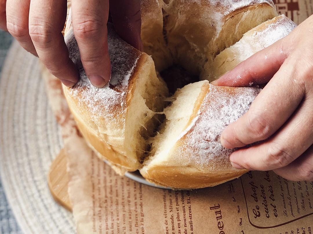 纯奶手撕吐司的做法 步骤1