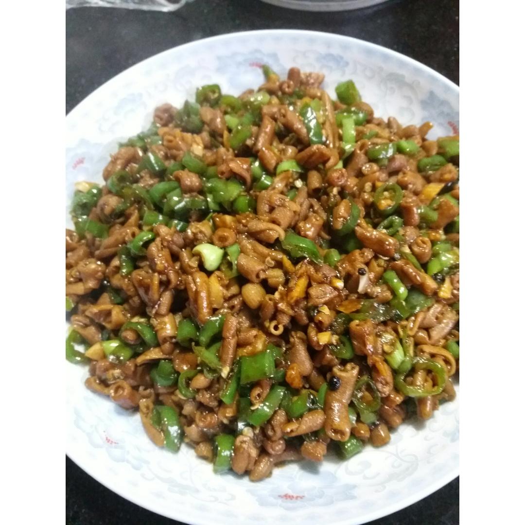 青椒鸭肠