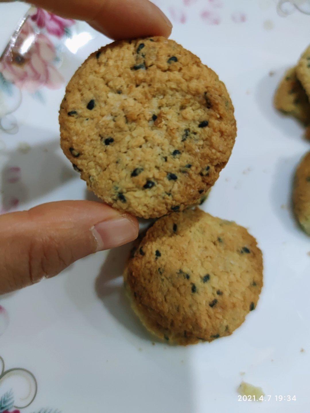 椰丝饼干 超懒做法