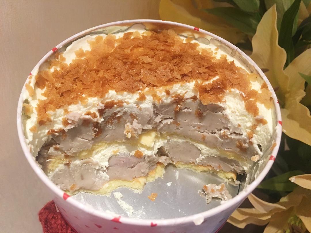 芋泥盒子麻薯肉松燕麦