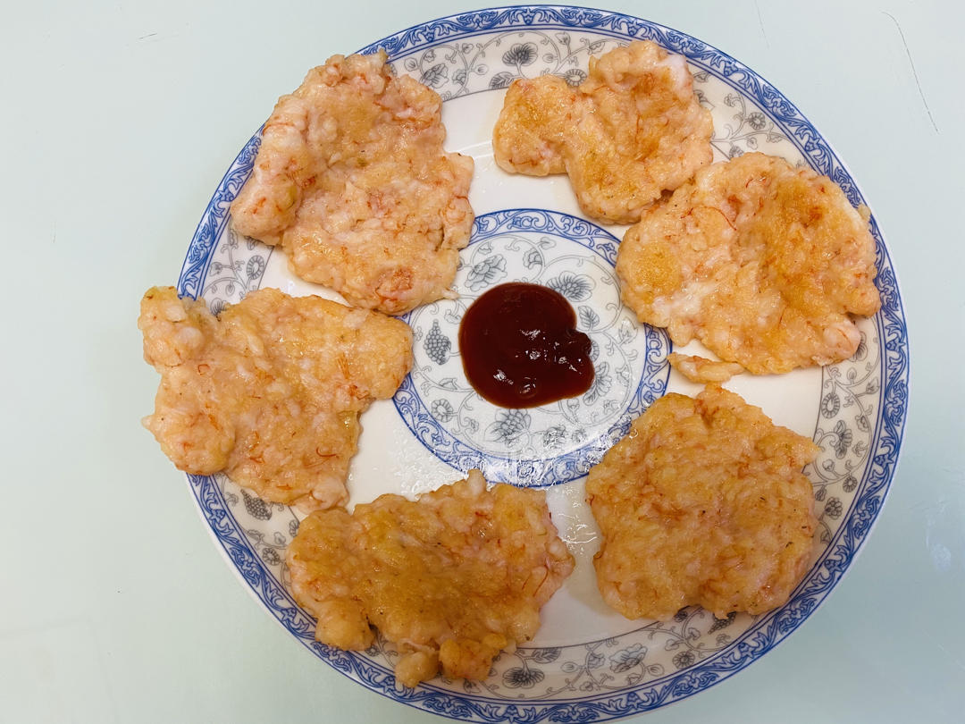 香煎脆虾饼