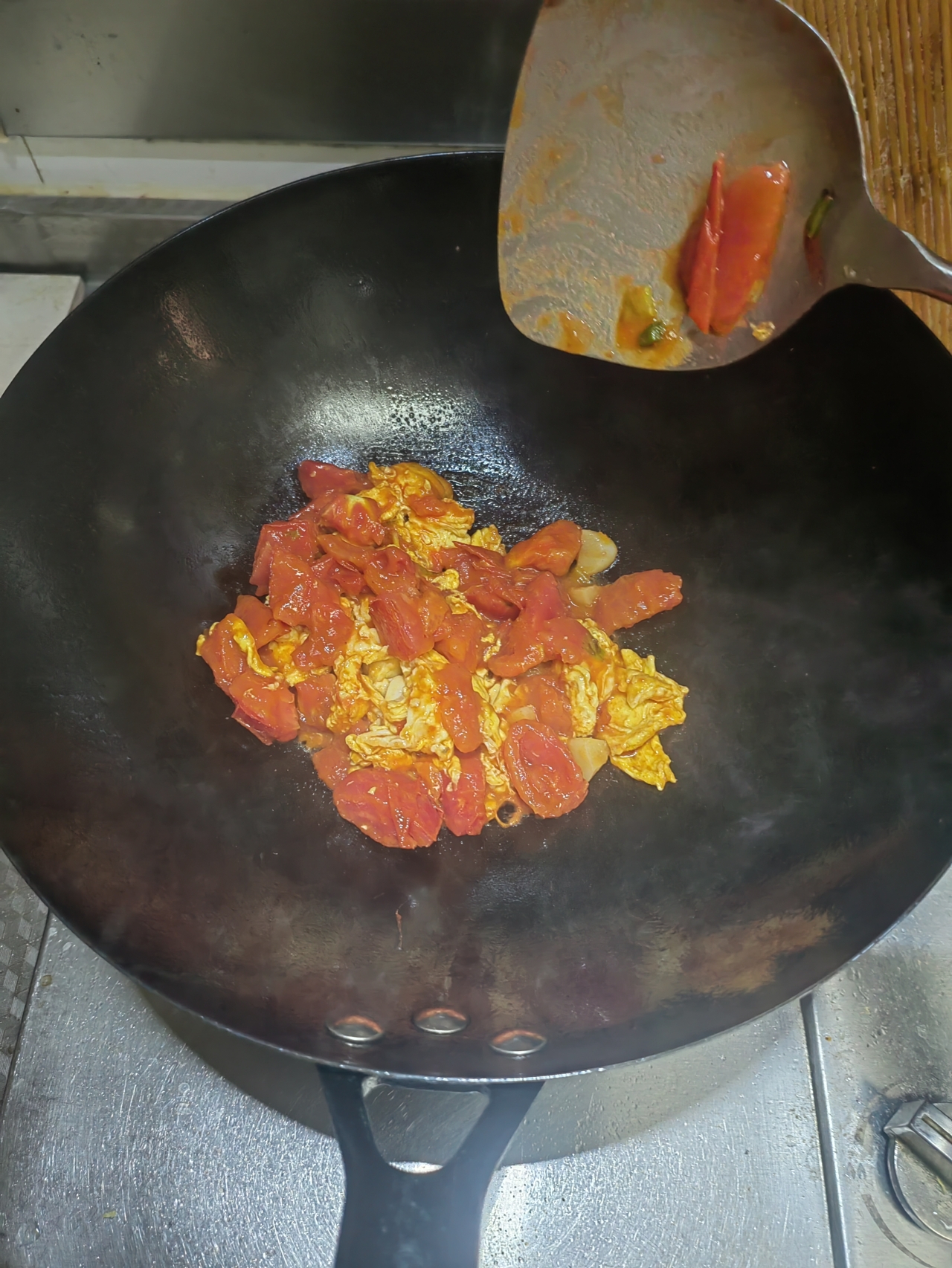 西红柿炒鸡蛋（咸口）的做法 步骤7