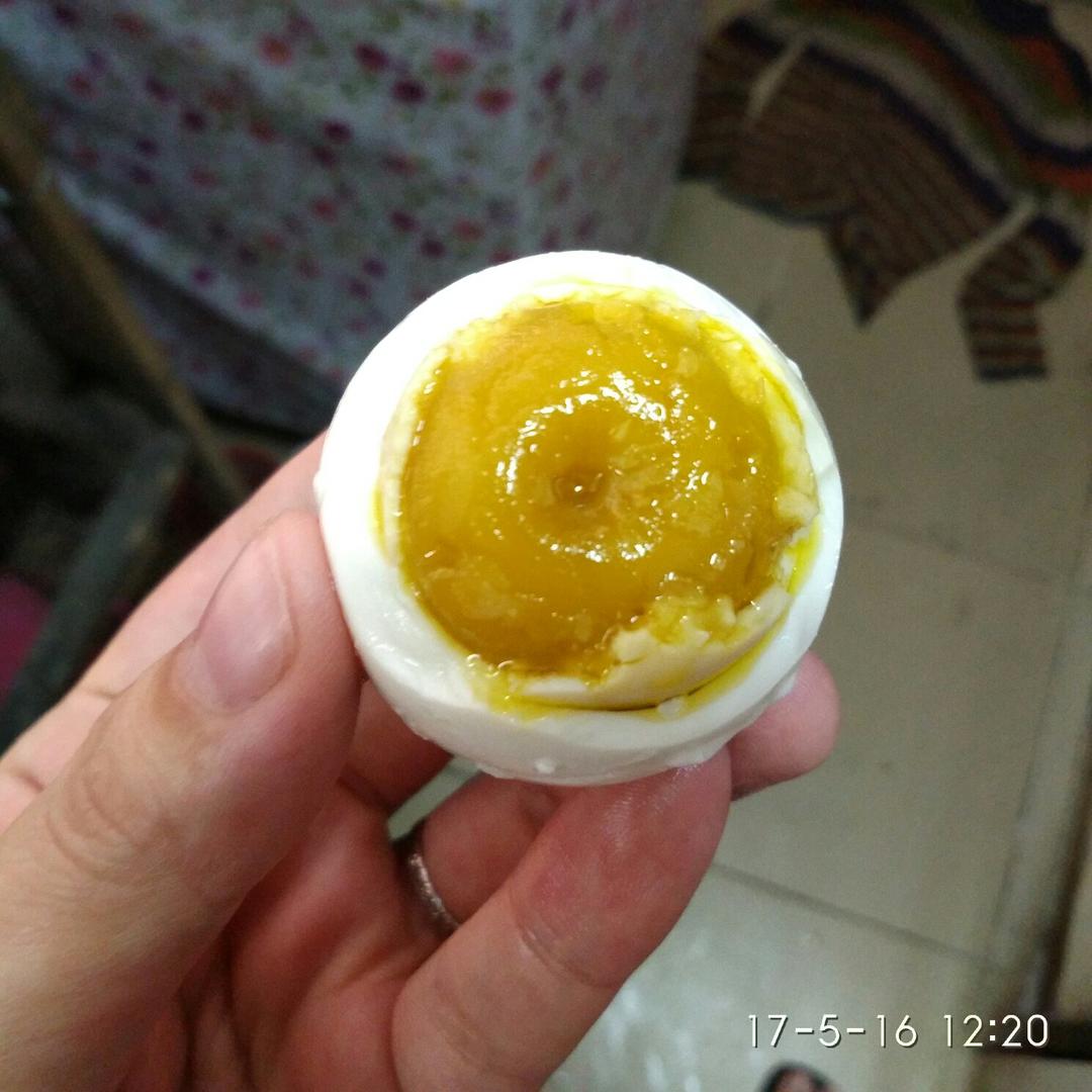 自制流油的咸鸭蛋