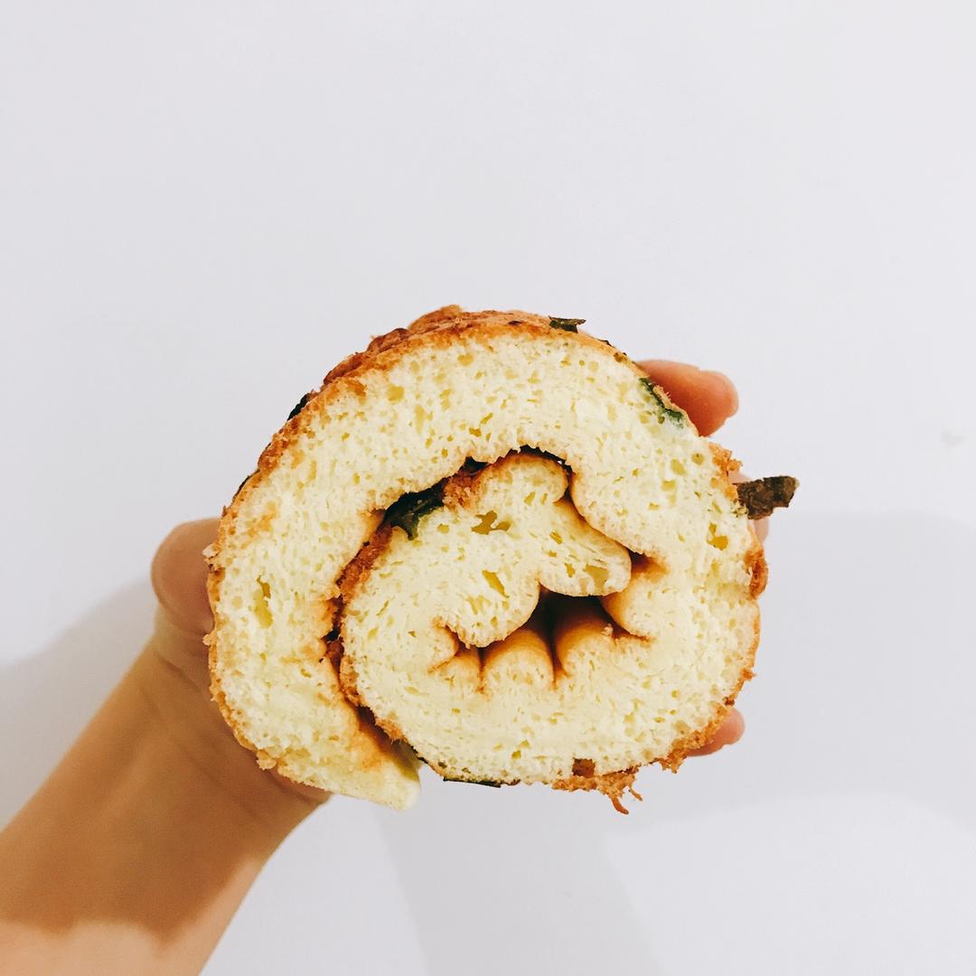 香葱肉松肥蛋糕卷～