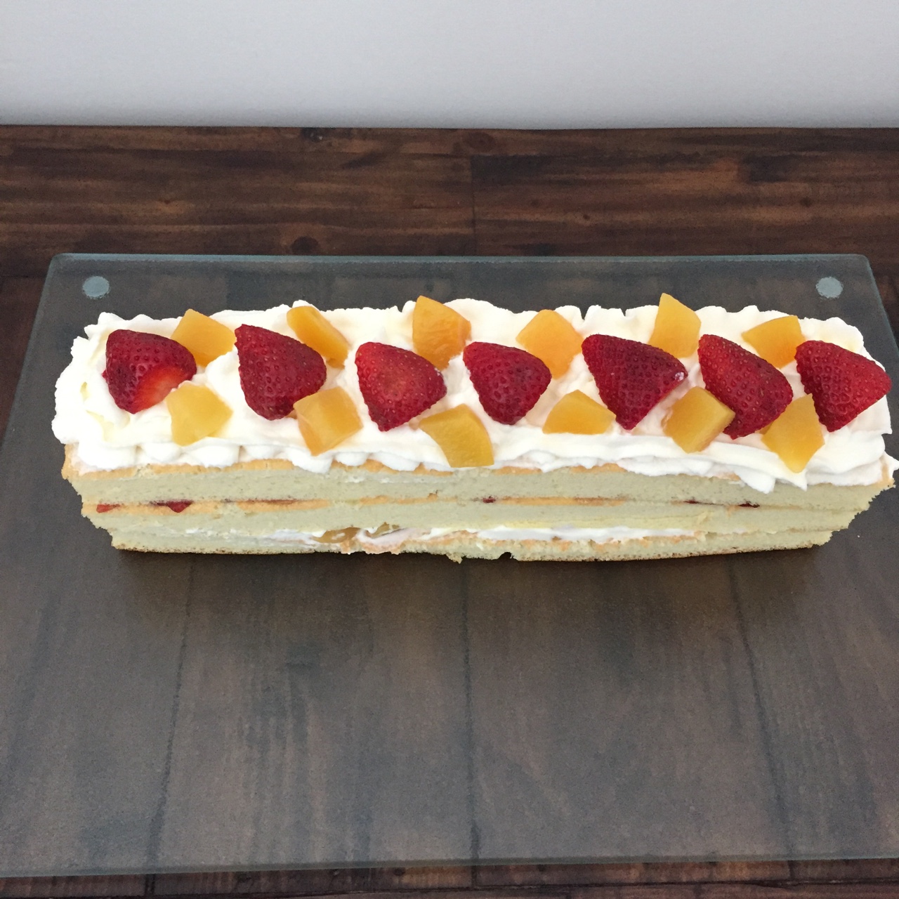 如何做简单又逼格高的方形奶油蛋糕