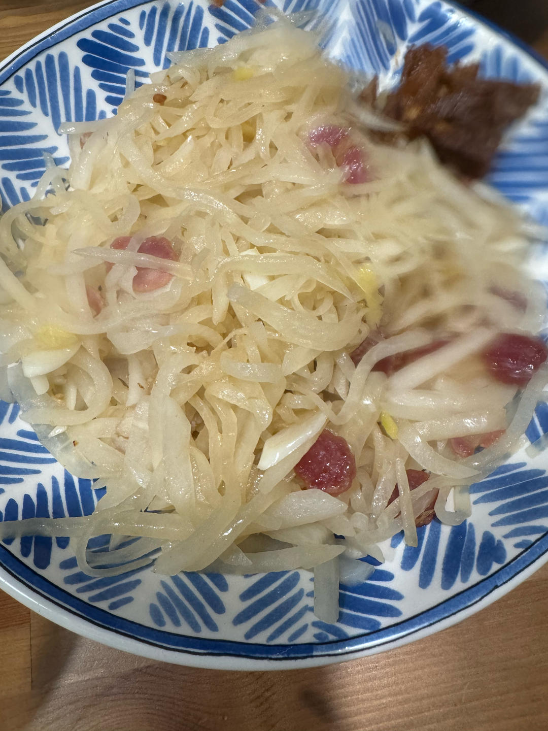 清香可口清炒白萝卜丝