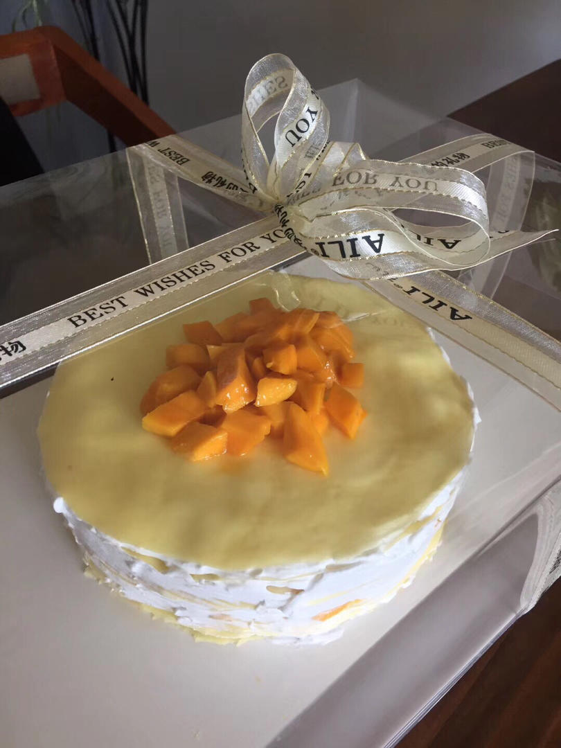 零基础做芒果千层蛋糕（8寸）