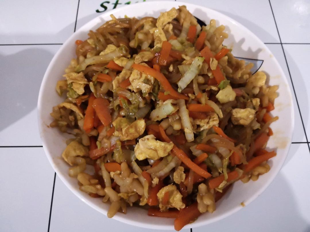 炒魔芋丝（生酮版炒粉）