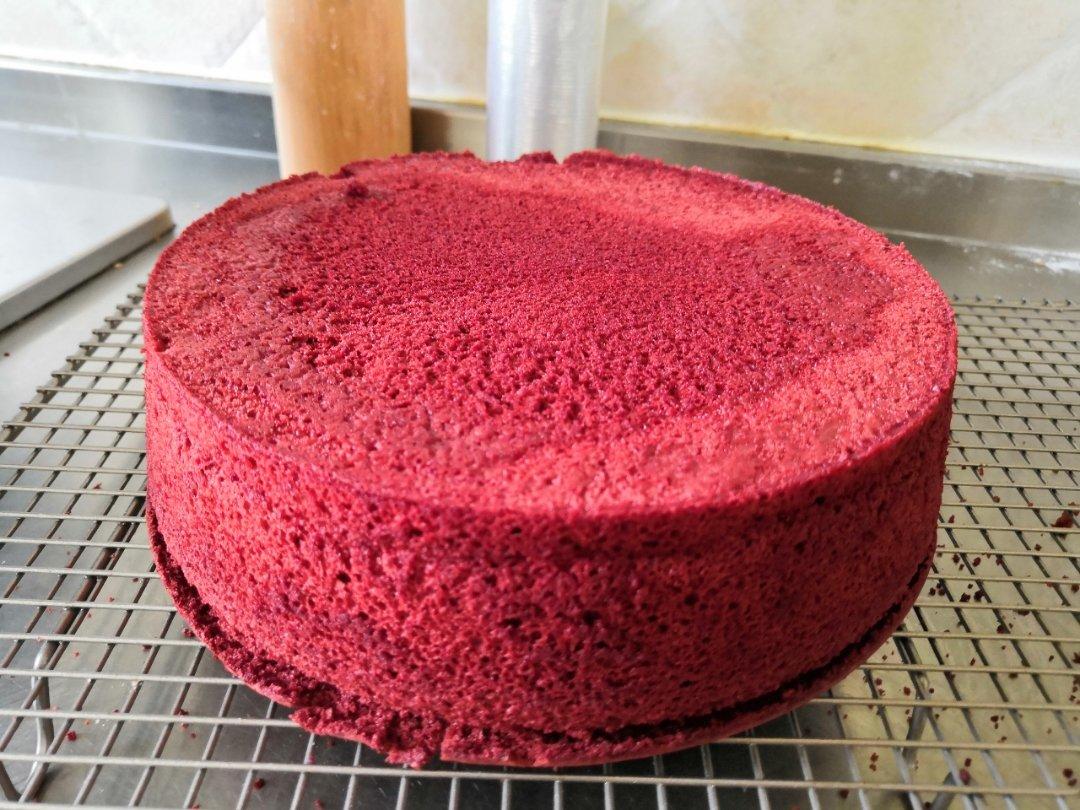 红丝绒戚风蛋糕 6寸