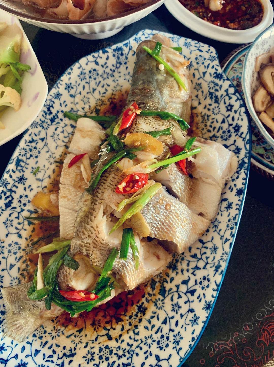 清蒸鲈鱼，肉质鲜嫩