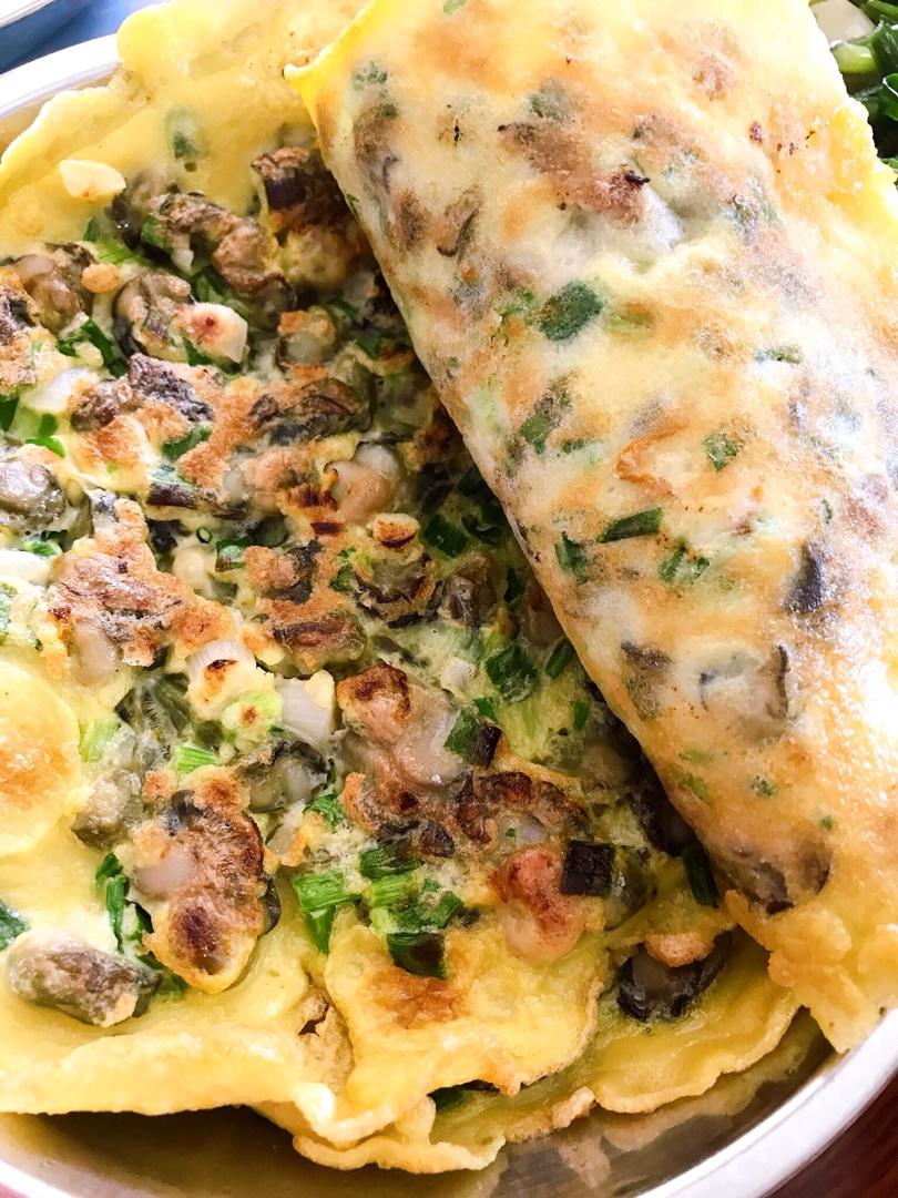 小曲妞妞做的蚝仔煎简易版