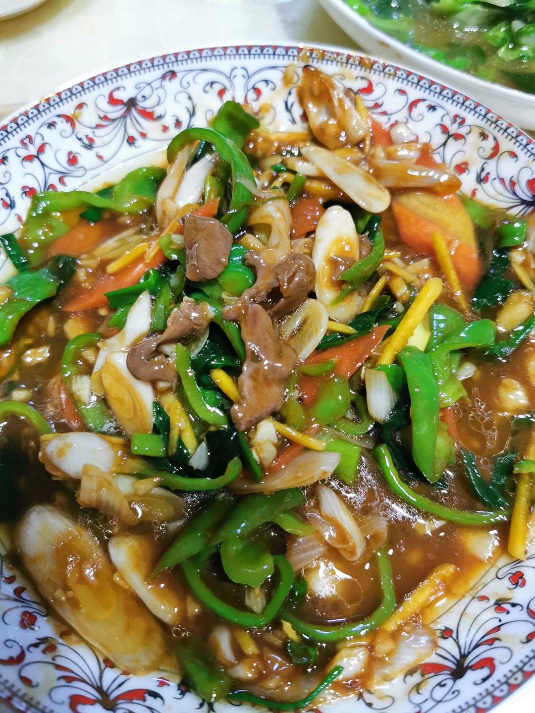 爆炒猪心
